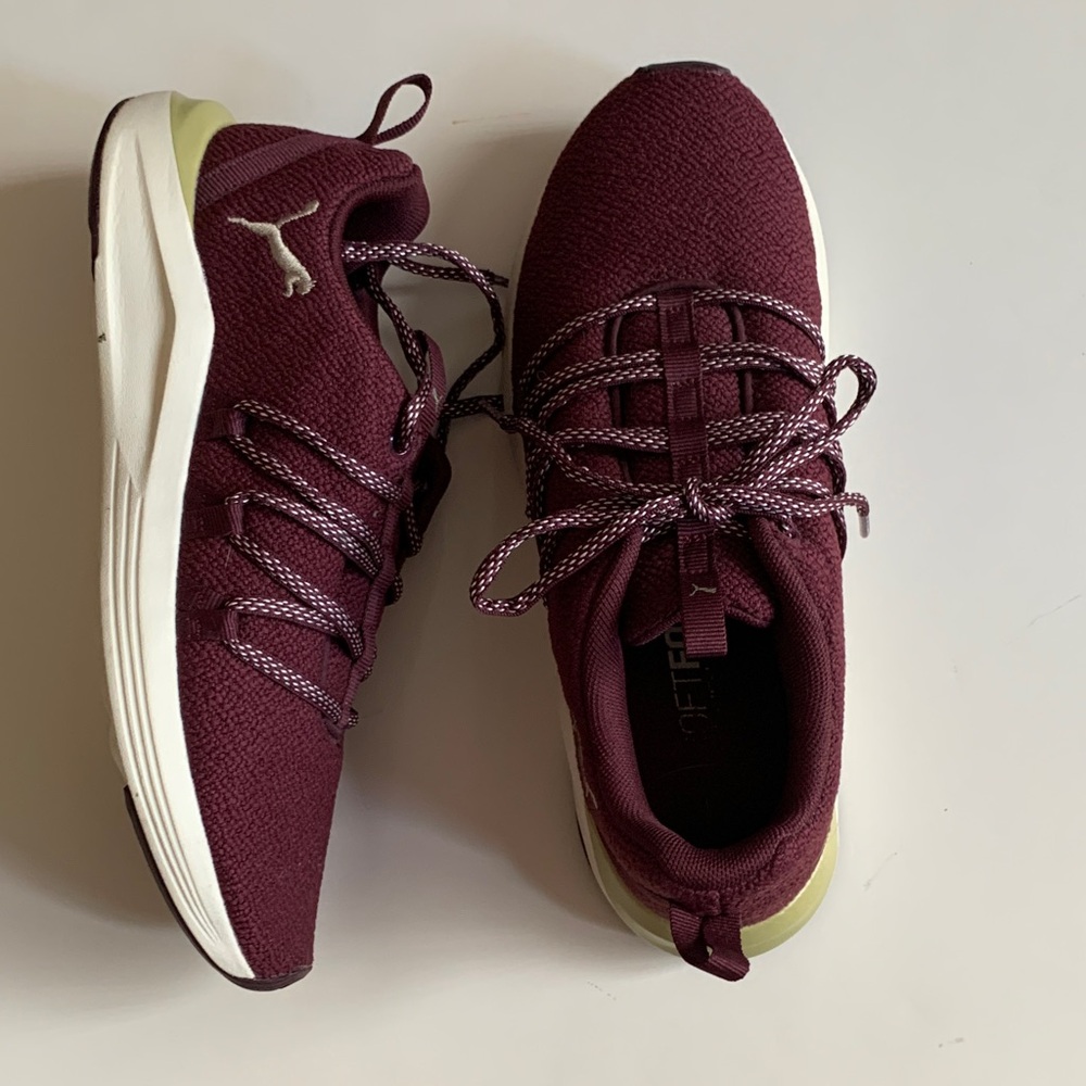 PUMA Burgundy Athletic Sneakers US Size: 7.5 EUR:38